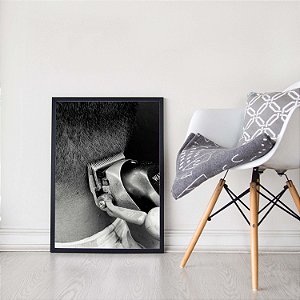 Quadro Decorativo Barbearia Barbershop Hair Corte Cabelo Cortador Masculino