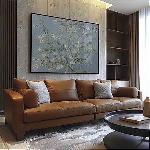 Quadro Decorativo Amendoeira em Flor Vincent Van Gogh Pintura Arte