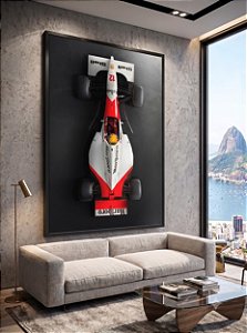 Quadro Decorativo Carro Corrida Fórmula 1 Ferrari Gp Mclaren