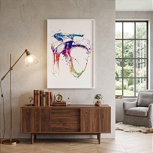 Quadro Decorativo Ombro Anatomia Ortopedia Medicina Ossos Escápula Clavícula