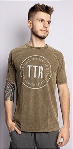 Camiseta Estonada TTR Círculo - Verde Militar