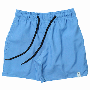 SHORT ELÁSTICO INFANTO JUVENIL AZUL - BOARDSHORT