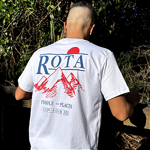 T-SHIRT ADULTO BRANCA ROTA PEOPLE AND PLACES