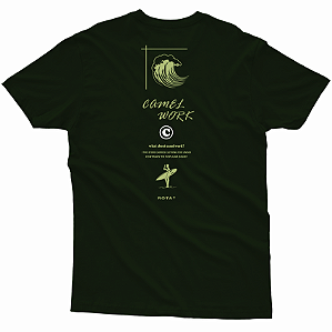 T-SHIRT ADULTO VERDE MILITAR CAMES WORK