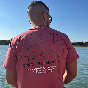 T-SHIRT ADULTO MAUVE CREATIVE DESIGN