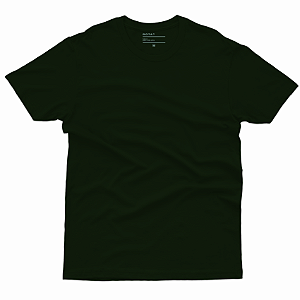 T-SHIRT ADULTO BÁSICA VERDE MILITAR