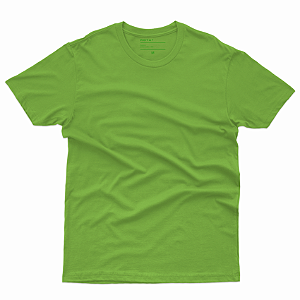 T-SHIRT ADULTO BÁSICA MAÇÂ VERDE