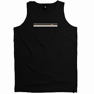 REGATA ADULTO PRETA FAIXA - TANK TOP