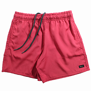 SHORT ELASTANO VERMELHO ADULTO
