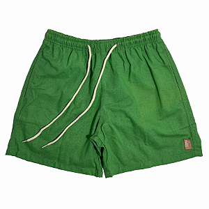 SHORT ADULTO MILÃO LINHO VERDE ESCURO