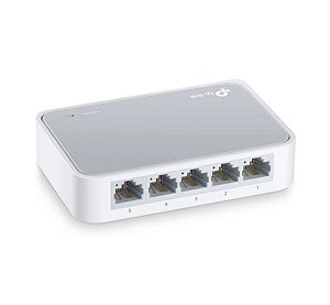 Switch 5 Portas Tp-link Tl-sf1005d Hub 10/100 Mbps