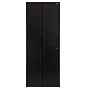 Porta camarão lambril alumínio preto com trinco - linha 25 premium lux esquadrias