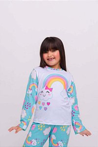 Pijama Chuva de Amor Manga Longa