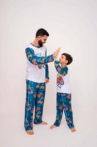 Pijama Video Game Manga Longa