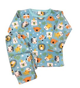 Pijama Infantil Soft SAFARI BLUE