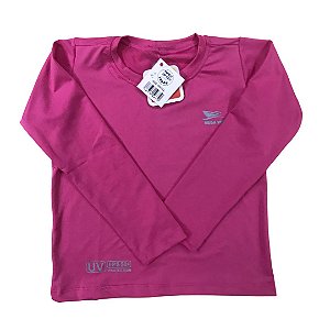 Camiseta Infantil Proteção Solar UPF 50+ Rosa