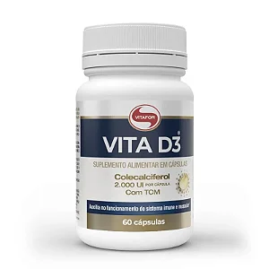 Vitamina D3 2.000 UI Cápsulas 60 | Vitafor