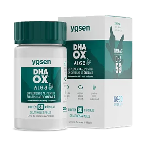 Ômega 3 DHAOX® Algas - 60 Cápsulas de DHA Vegano