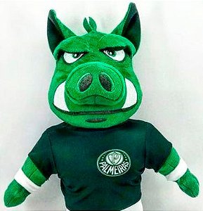 Boneco Mascote de Futebol Javali Palmeiras