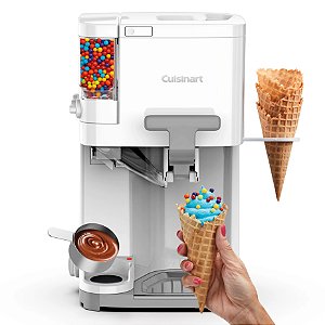 Maquina De Sorvete Gelato Automatica Com Compressor Cuisinart ICE 100 ComprasPanafi