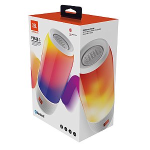 Caixa De Som Bluetooth Speaker Portatil JBL Pulse 3 - Branca