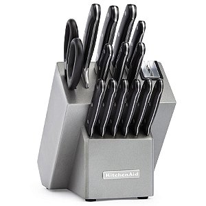 Faqueiro Kitchenaid Aço Inox Classic 16 Peças com Rebite Triplo - Onyx Black