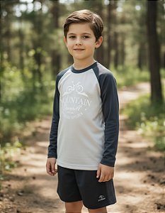 Camiseta JackRabbit Mountain Bike Pro Manga Longa UV50+