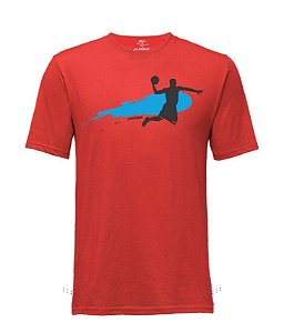 Camiseta Esportiva Infantil JackRabbit Basketball Red UV15