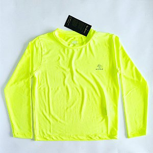 Camiseta infantil Proteção UV50+ Manga Longa Neon JackRabbit