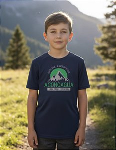 Camiseta Jackrabbit Proteção UV50+ Aconcagua Marinho