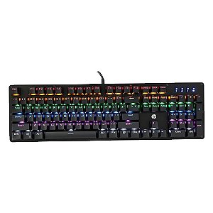 Teclado Gamer Mecânico, GK100, HP