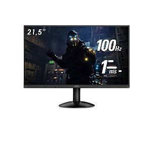 Monitor Gamer 21,5", Full HD, 100hz, 1ms, HDMI/VGA, VESA, AOC