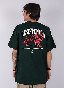 Camiseta Chronic Colab. Mato Seco - Tudo que se Move Contra o Sistema - Verde