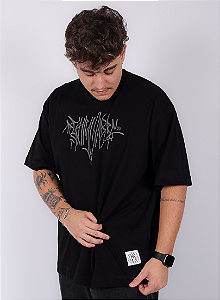 Camiseta Chronic Oversized - Ngm Guenta - Preto