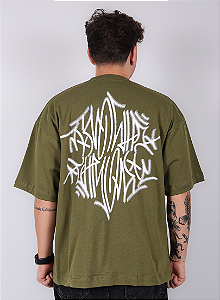 Camiseta Chronic Oversized - Logo - Verde