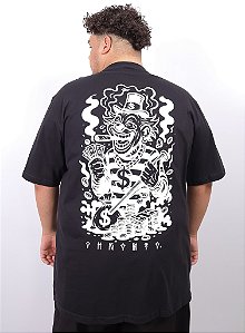 Camiseta Chronic Plus Size - O Sorriso do Palhaço - Preto