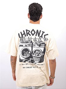 Camiseta Chronic - No Corre Das Notas - Bege