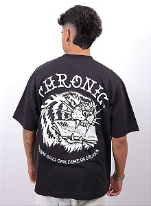 Camiseta Chronic Oversized - Fome de Grana - Preto