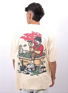 Camiseta Chronic Oversized - Grupo Org 011 - Bege