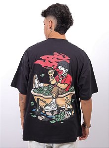 Camiseta Chronic Oversized - Grupo Org 011 - Preto