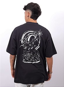 Camiseta Chronic Oversized - São Jorge Guerreiro - Preto