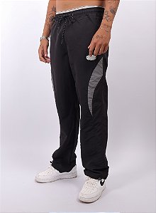 Calça Rip Stop Chronic - Recorte Cinza - Preto