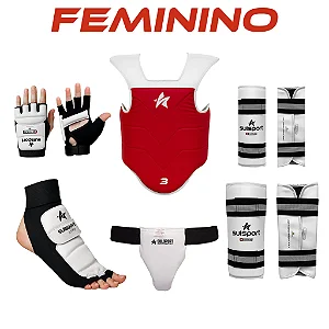 Kit Taekwondo Feminino Sem Capacete 2025