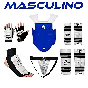 Kit Taekwondo Masculino Sem Capacete 2025