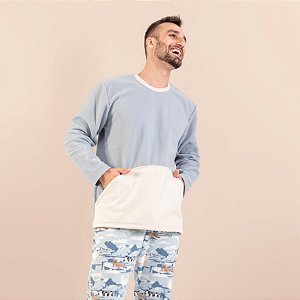Pijama Urso Polar Modelo Família Pai Inverno Soft - Adoro Pijamas