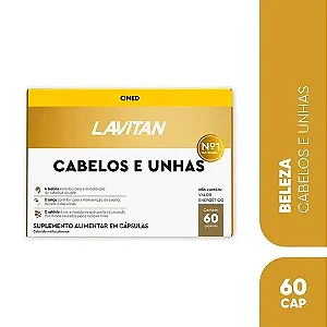 Polivitamínico Lavitan Cabelos e Unhas