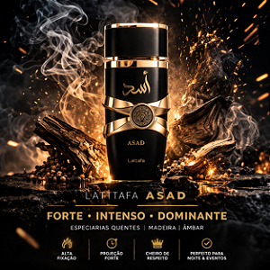 Lattafa Asad Eau de Parfum 100ml — Cheiro de Respeito