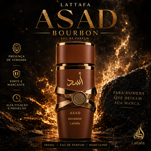 Lattafa Asad Parfum 100ml — O IMPERADOR