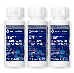 MEMBER'S MARK 3 frascos – Evolução da barba