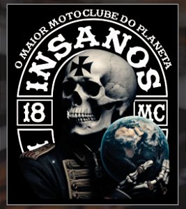 Kit com 10 adesivos Insanos World